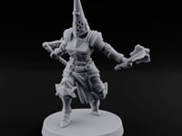 Spike Helmed Weapon Wielding Stigmatic Nun C turntable