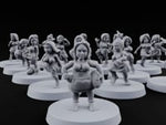 Hula Dancing Halfling Fantasy Football Team turntable