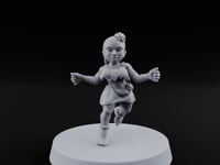 Hula Dancing Halfling Dancer C turntable