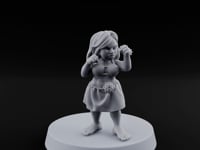 Hula Dancing Halfling Dancer E turntable