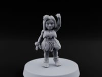 Hula Dancing Halfling Dancer D turntable