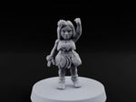 Hula Dancing Halfling Dancer D turntable