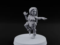 Hula Dancing Halfling Dancer M turntable
