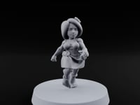 Hula Dancing Halfling Dancer L turntable
