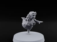 Hula Dancing Halfling Dancer O turntable