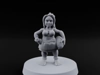 Hula Dancing Halfling Dancer P turntable