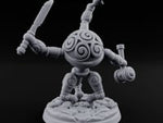 Blade And Hammer Swinging Construct Fighter A turntable