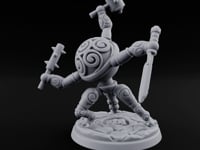 Blade And Hammer Swinging Construct Fighter B turntable