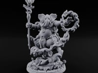 Trunk Twisting Staff Raising Loxodon Shaman turntable