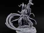 Scythe Shrieking Cape Billowing Tiefling Warlock turntable
