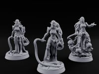 Tentacle Trailing Hand Raising Tiefling Necromancers turntable