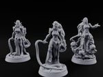 Tentacle Trailing Hand Raising Tiefling Necromancers turntable