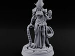Tentacle Trailing Hand Raising Tiefling Necromancer A turntable