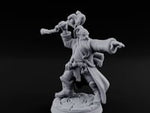 Staff Clutching Spell Casting Human Wizard C turntable