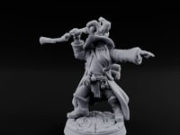Staff Clutching Spell Casting Human Wizard D turntable