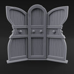 Arched-Panel Dressing Screen
