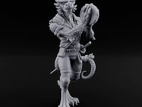 Tambourine Shaking Dragonborn Bard turntable