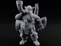 Horn Guzzling Dwarf Barbarian turntable