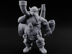 Horn Guzzling Dwarf Barbarian turntable