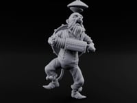 Accordion Squeezing Gnome Bard turntable