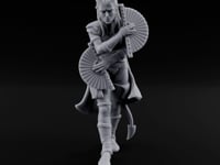 Fan Dancing Tiefling Bard turntable