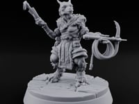 Hook And Rope Wielding Lizardfolk Climber turntable