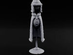 Fur-Trimmed Button-Eyed Clothing Mannequin turntable