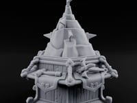 Rope-Bound Flag-Topped Mountain Peak Outpost turntable
