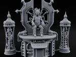 Cable-Pierced Spike-Crowned Mind Control Throne Set turntable