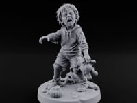 Toy Clutching Wailing Zombie Child turntable