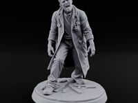 Stethoscope Wearing Snarling Zombie Doctor turntable