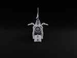 Banner-Topped Spike-Nosed War Motorcycle turntable
