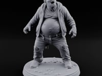 Belly Exposed Roaring Zombie Brute turntable