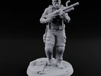 Shotgun Levelling Human Survivor turntable
