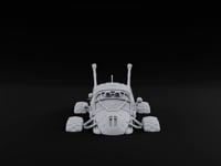 Antenna-Bristling Chunky-Wheeled Scout Buggy turntable