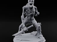 Jaw Gaping Blade Dragging Skeleton Warrior turntable