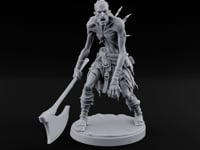 Axe Dragging Snarling Ghoul Marauder turntable