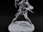 Pistol Raised Knife Ready Human Survivor turntable