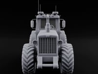 Cage-Windowed Antenna-Rigged Apocalypse Tractor turntable