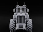 Cage-Windowed Antenna-Rigged Apocalypse Tractor turntable
