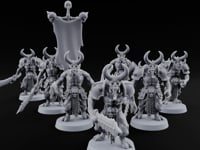 Skull Bearing Demon Warriors turntable