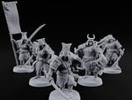 Katana Swinging Samurai Warriors turntable