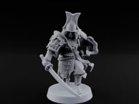 Katana Swinging Samurai Warrior A turntable