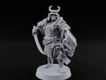 Katana Swinging Samurai Warrior B turntable