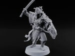 Katana Swinging Samurai Warrior C turntable