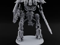 Cathedral Striding Gothic Mech Titan turntable