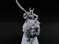 Lion Dog Riding Mounted Thunder Warrior B turntable