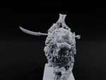 Lion Dog Riding Mounted Thunder Warrior A turntable