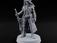 Rifle Resting Human Sheriff turntable