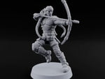 Bow Drawing Human Archer turntable